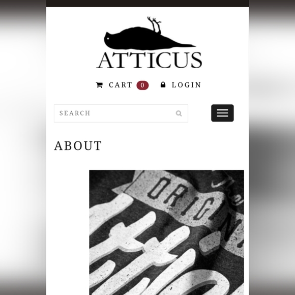 Atticus Blink 182 skulls grey crewneck cotton tee shirt - Picture 9 of 10